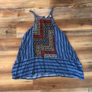 ✨5 for $25✨ Monteau Aztec Striped Tank Top Size Large